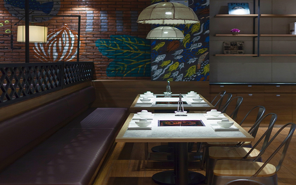 成都鱼火锅装修设计-成都火锅店装修