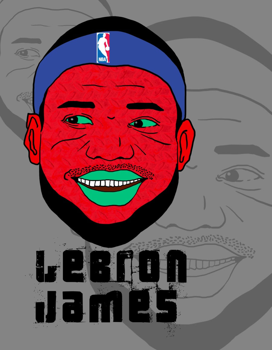 NBA全明星系列插画|涂鸦\/潮流|插画|90404078