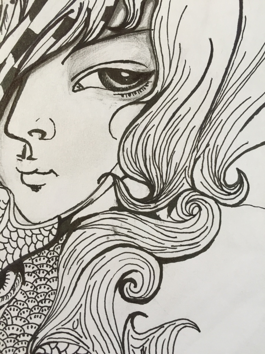 迷离|绘画习作|插画|嗷大喵深得吾心 - 原创设计