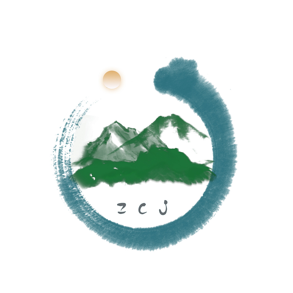 文化底蕴浓厚的山水logo