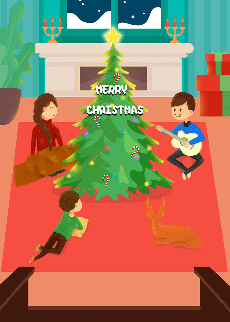 原创作品:圣诞来了