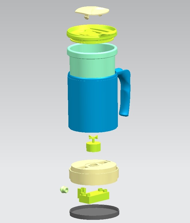 查看《雀巢自动搅拌咖啡杯开发设计》原图，原图尺寸：661x775