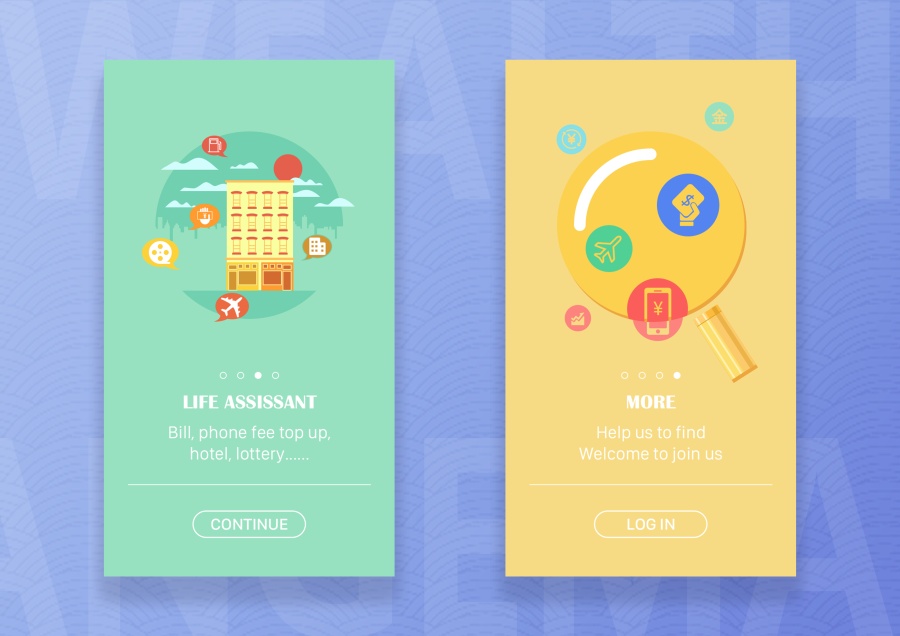 理财产品APP-引导页|其他GUI|UI|二长斑岩 - 原