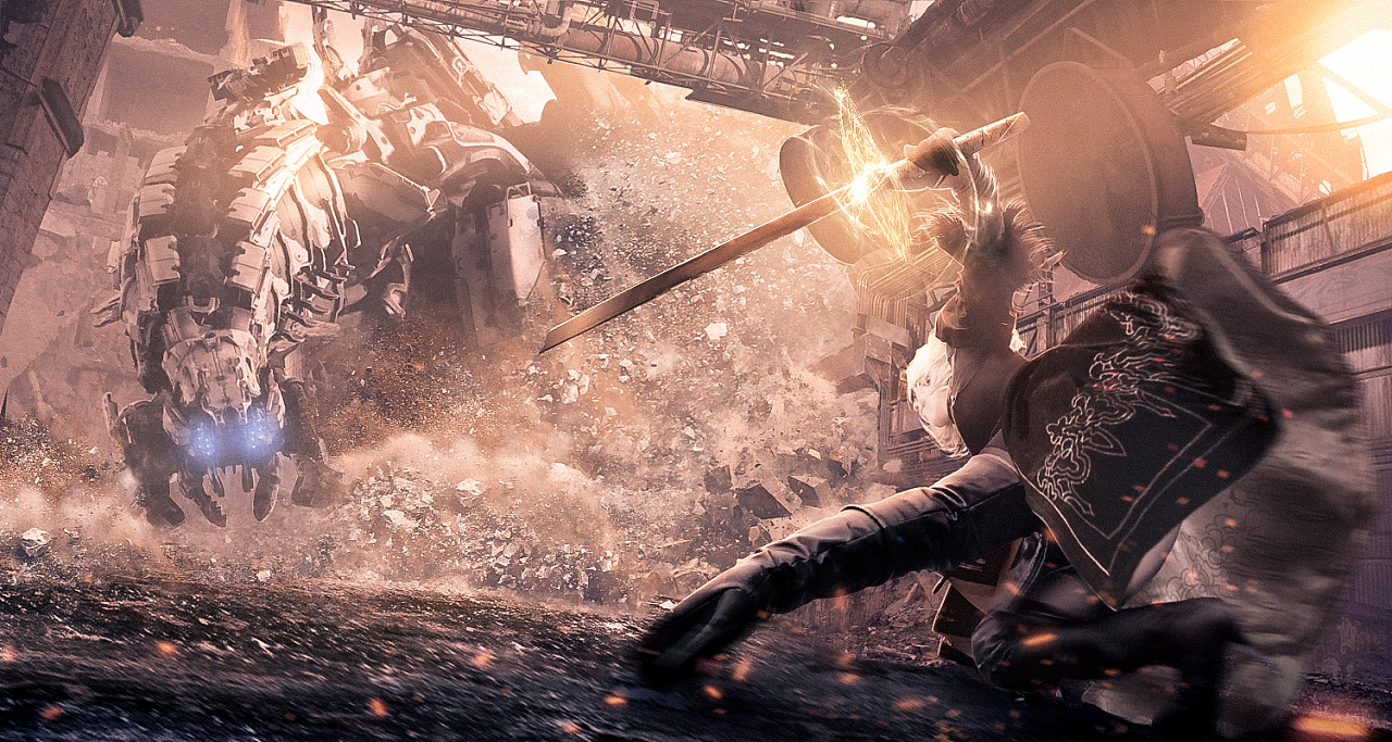 尼尔机械纪元|平面|海报|Carlos_P - 原创作品 - 站酷 (ZCOOL)