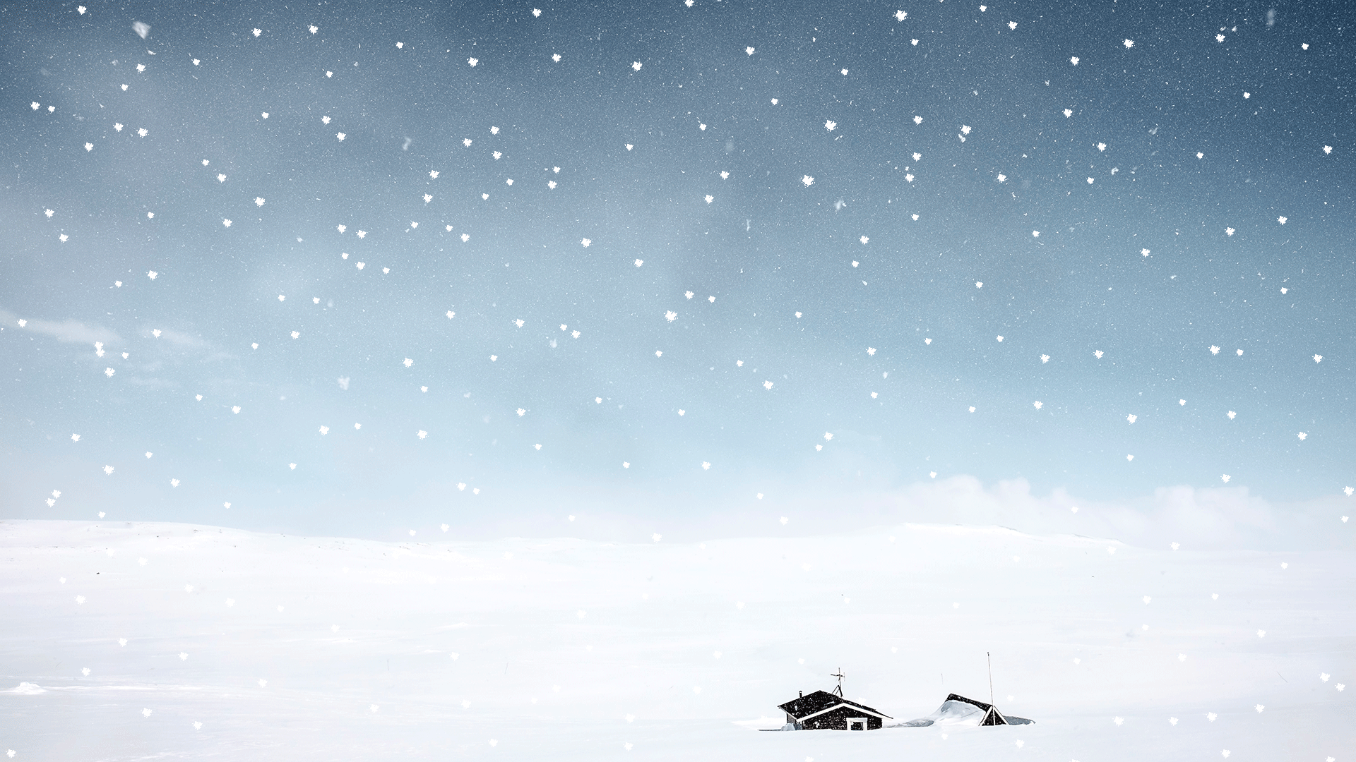 下雪场景,图片别处随便找了一张雪景图
