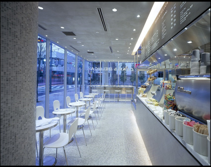 蓝色星空甜品店-成都甜品店装修图片
