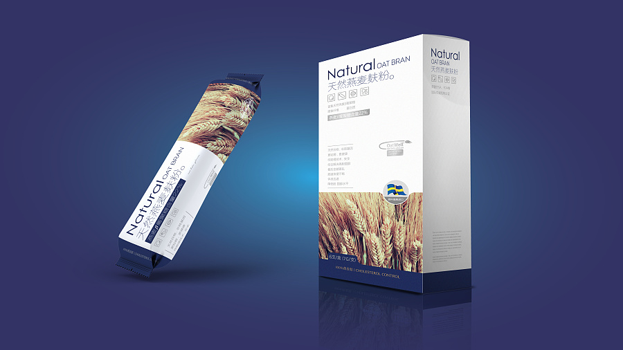 天然燕麦麸包装|包装|平面|mincai - 原创设计作