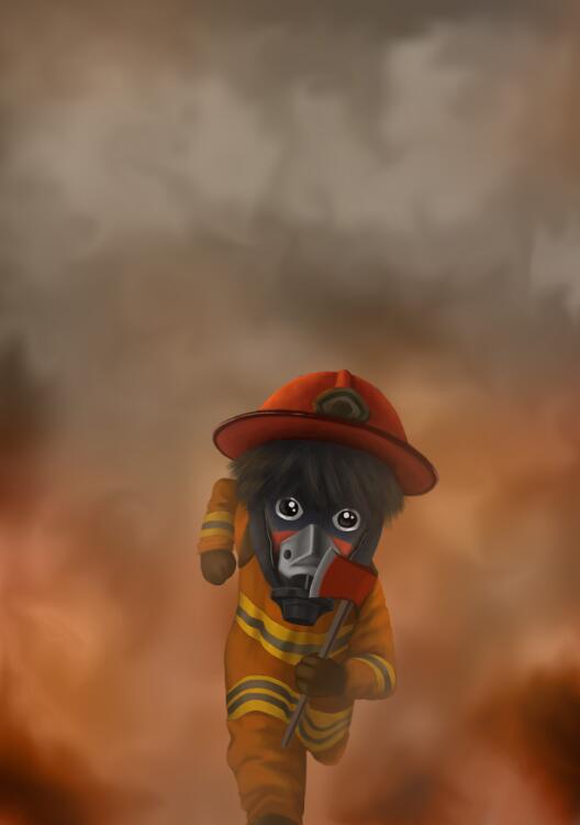 思考驴动漫之救火英雄|单幅漫画|动漫|思考驴动漫 - 原创设计作品 - 站酷 (ZCOOL)