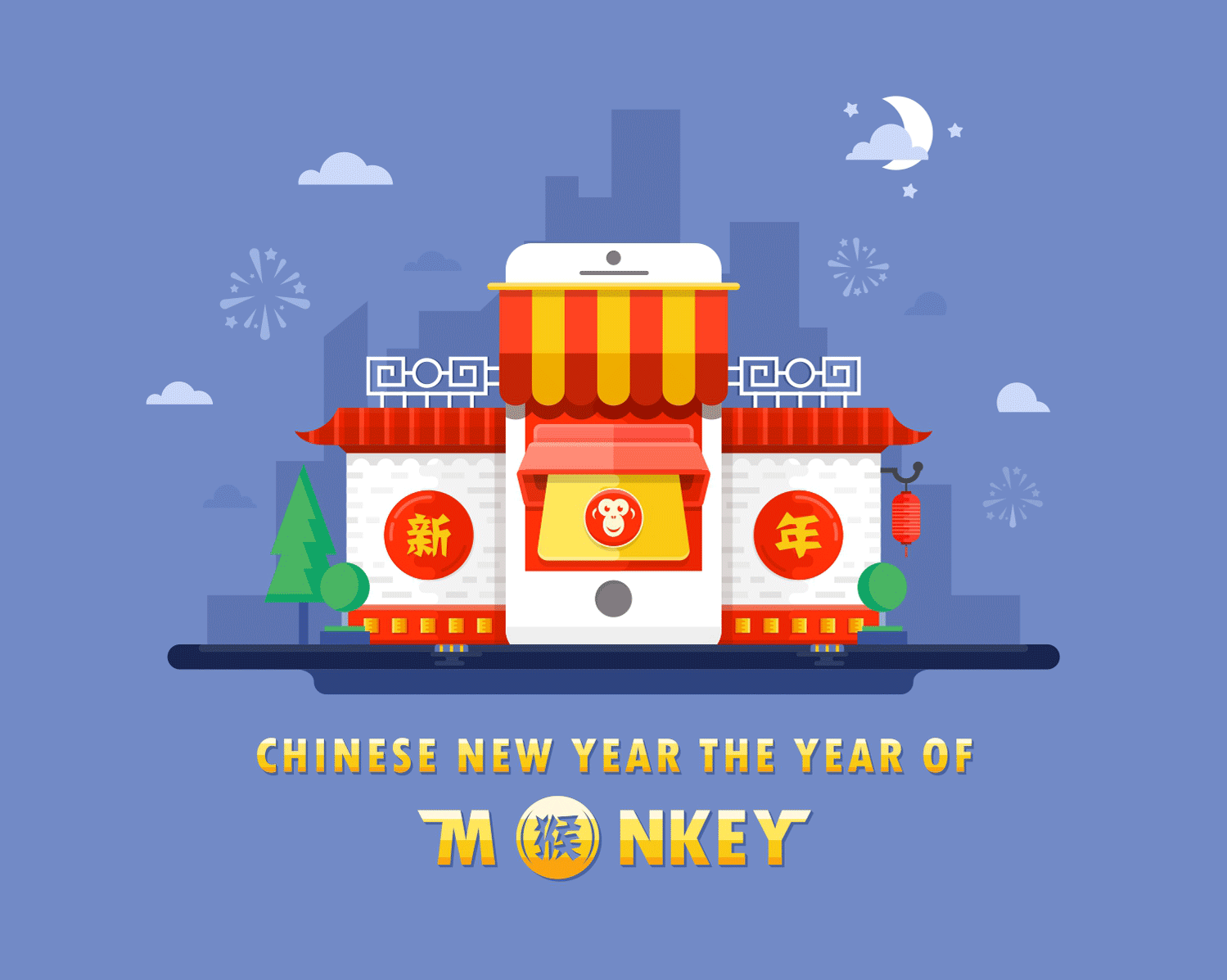 sa9527-chinese new year the year of monkey