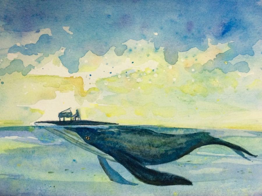 海上钢琴师|儿童插画|插画|韩叶 - 原创设计作品
