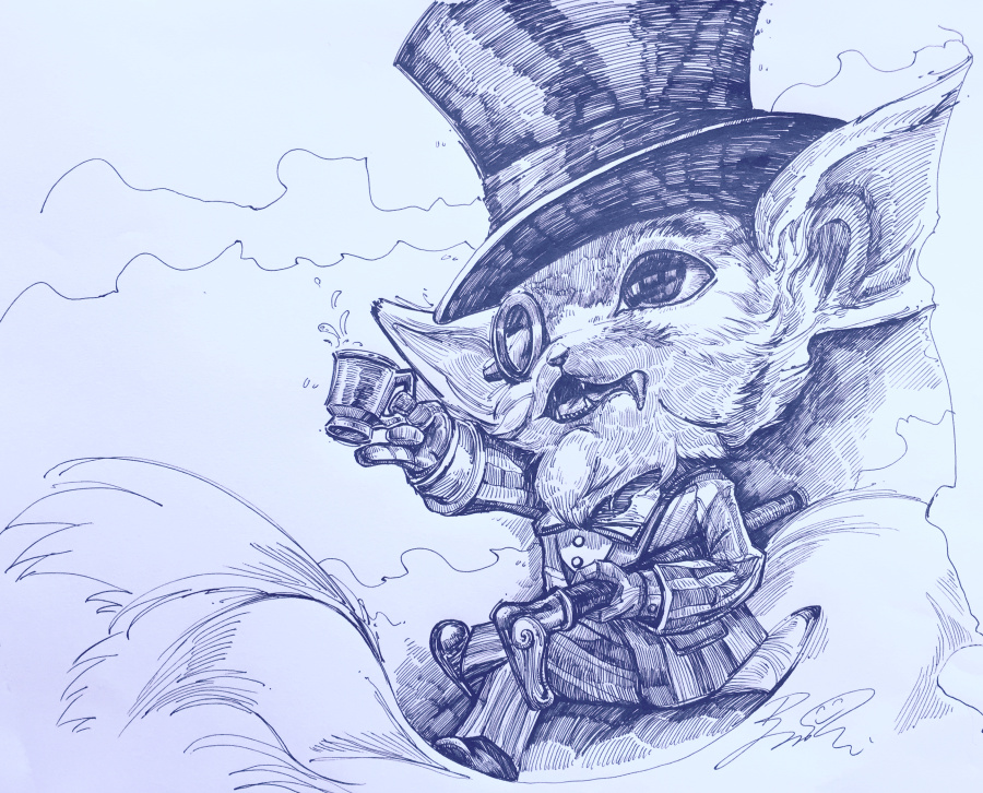 【7月28日】萌侦探 喵尔摩斯|其他绘画|插画|煎