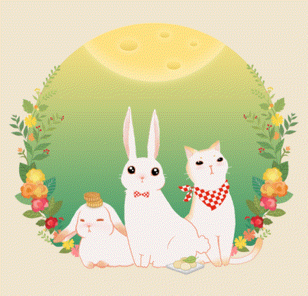 中秋当然少不了兔子和月饼啦成都 |         