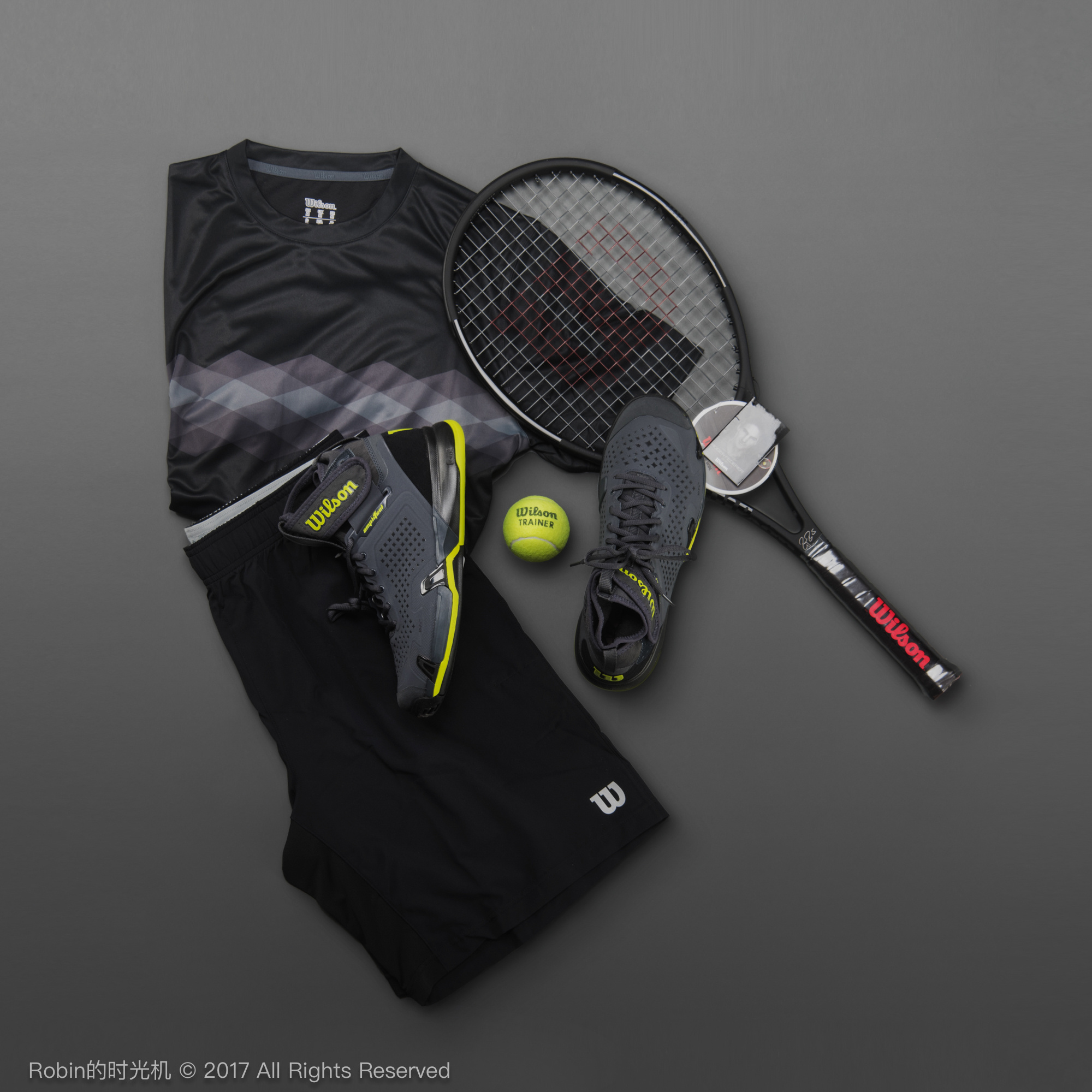 产品摄影 | Wilson专业网球装备 ins 风产品型录