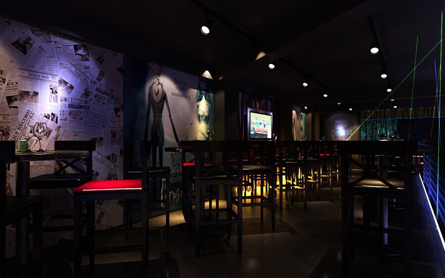 佳片酒吧装修设计案例-普洱酒吧设计公司|室内