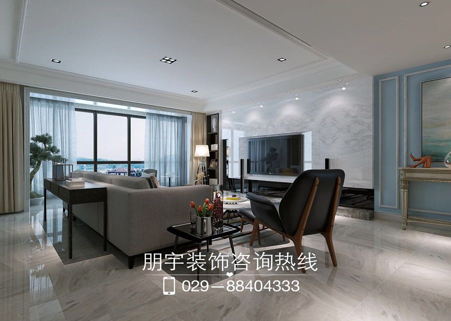 西安北欧风格装修设计|室内设计|空间\/建筑|朋宇