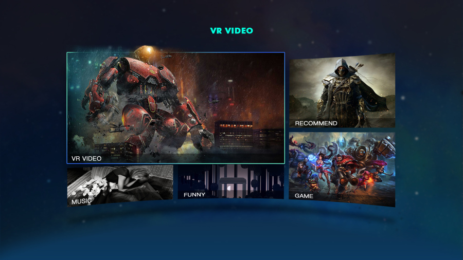 VR设备系统的一些尝试|移动设备\/APP界面|GU