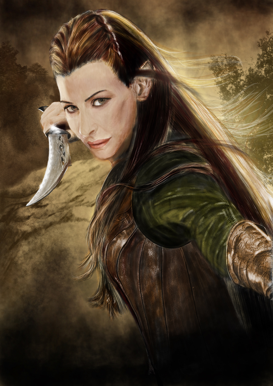 霍比特人|商业插画|插画|Crystal白桦 - 原创设计