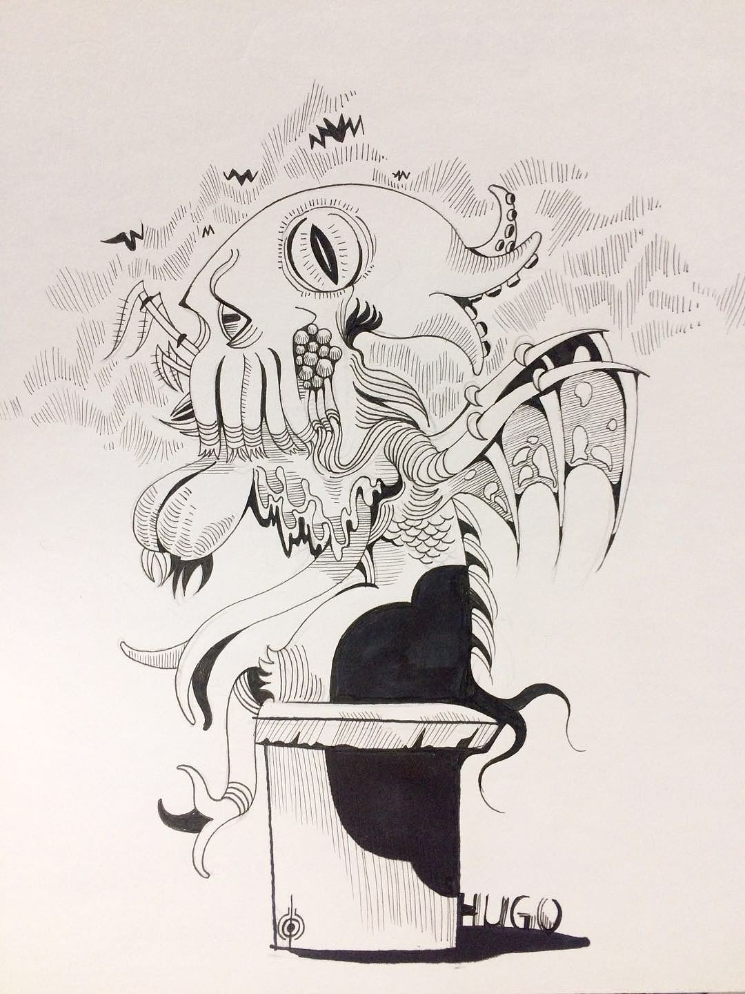 陈年手稿.|插画|插画习作|雨果hugo - 原创作品 -