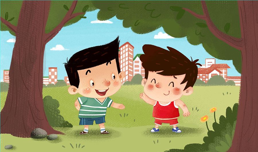 2015部分商稿-动画儿歌《找朋友》+《家》|儿童插画|插画|momo4170617 - 原创设计作品 - 站酷 (ZCOOL)