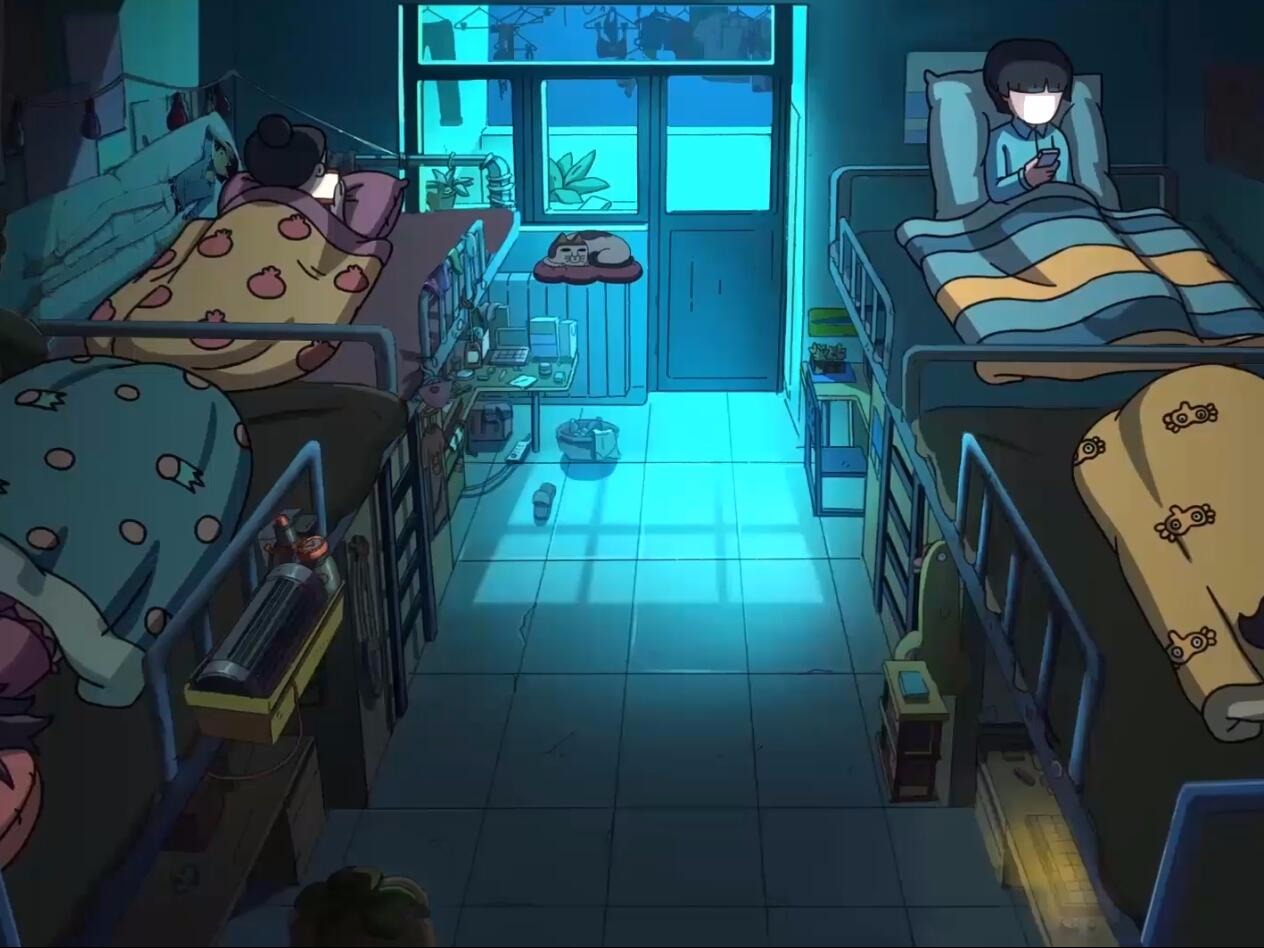 是不是每个宿舍的夜晚都这样皮?
