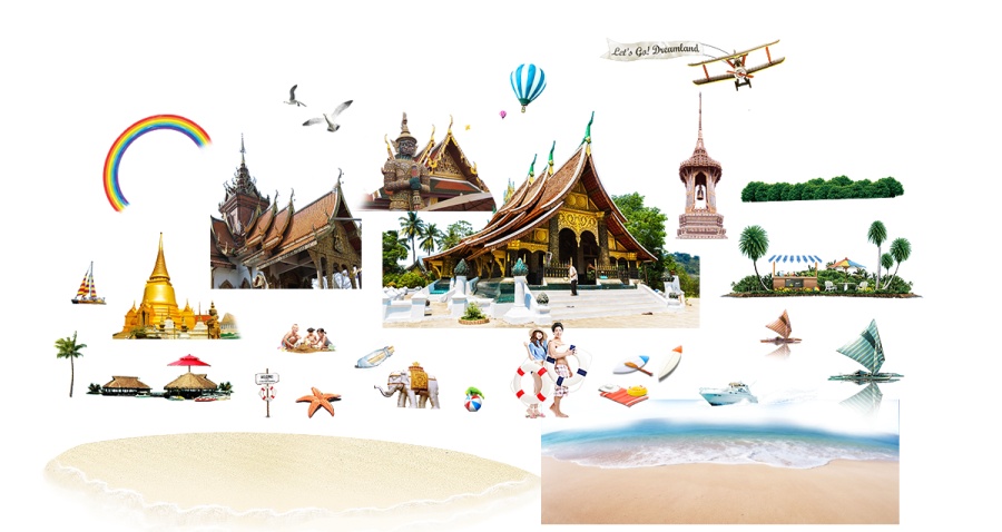 泰国游【合成】|Banner\/广告图|网页|zhoudan8