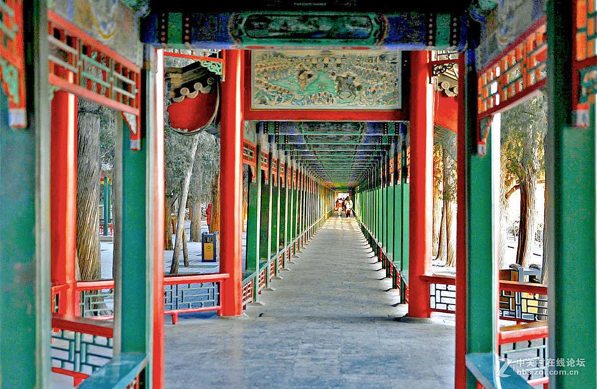 北京颐和园长廊传统古典文物特殊保护绘画作品复绘
