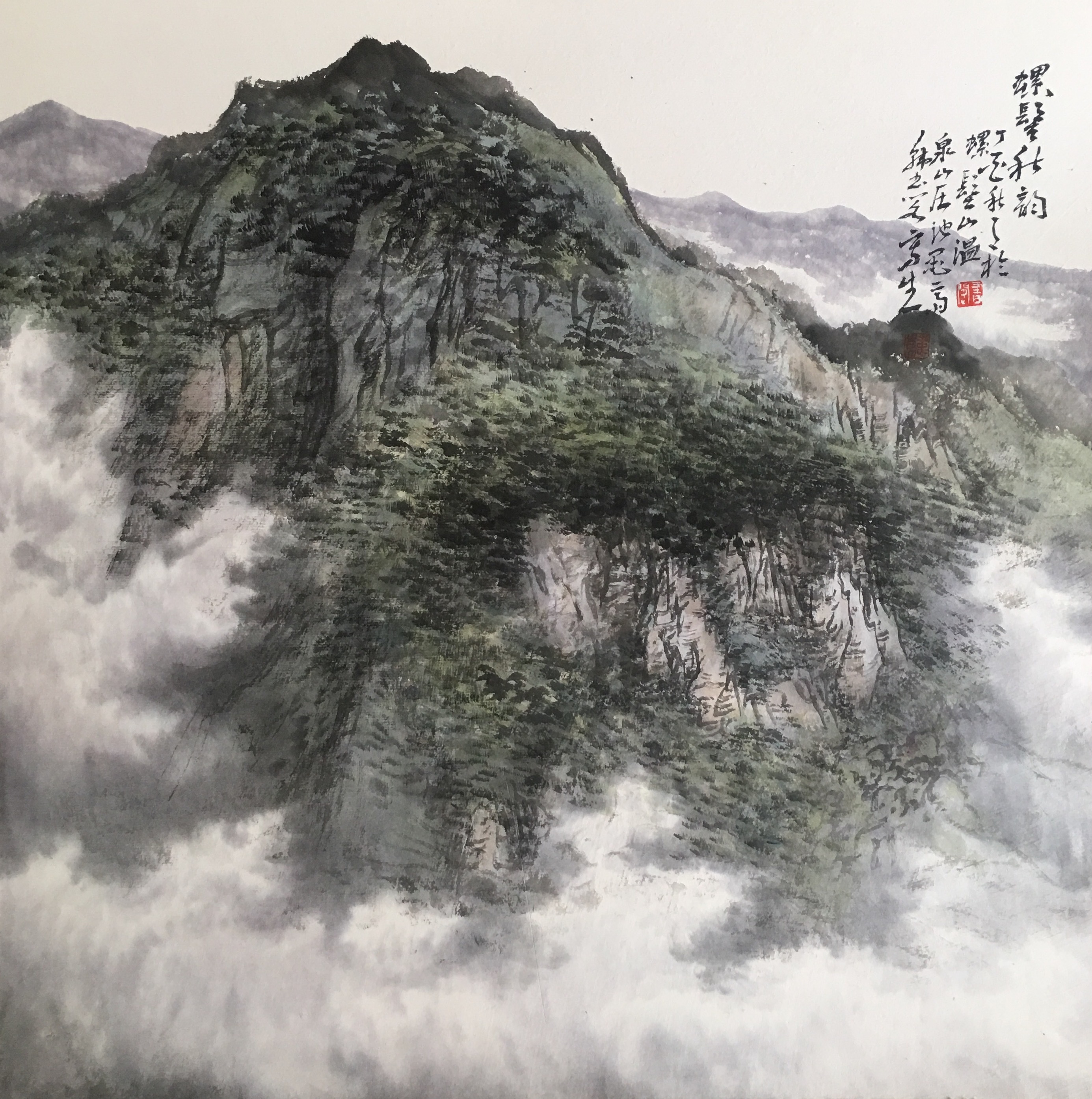 韩书阁当最杰出的山水画画家