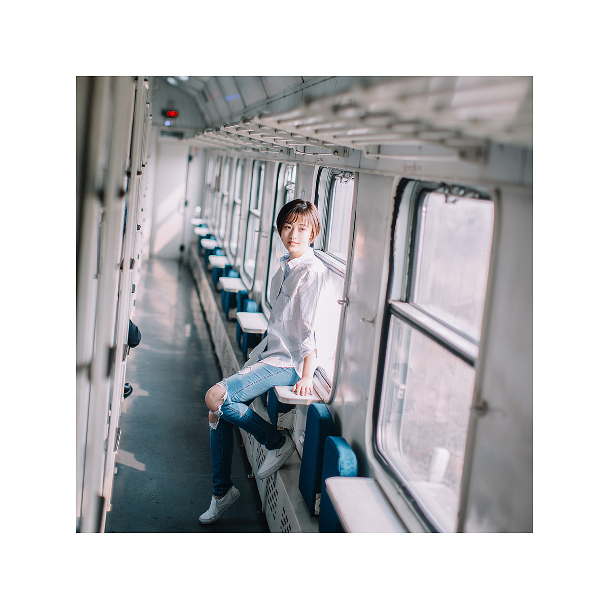 火车上的女孩|摄影|人像|摄影师刘夏 - 原创作品 - 站酷 (ZCOOL)