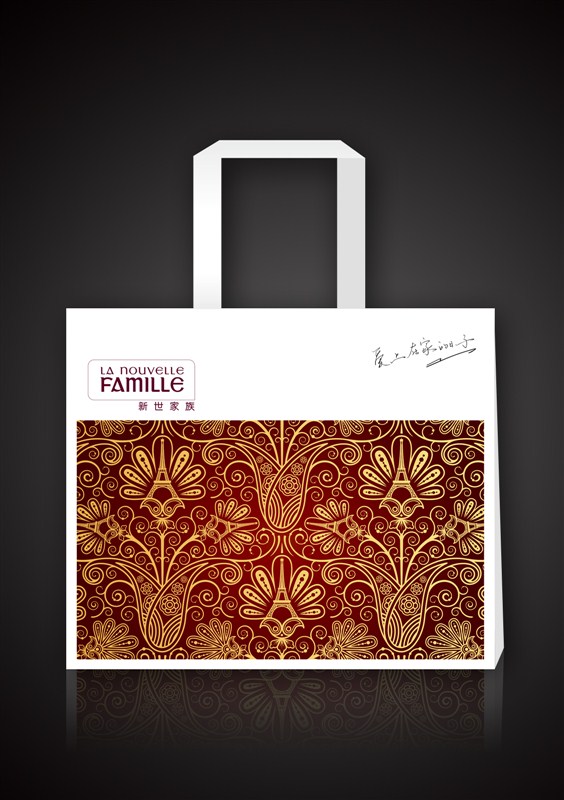 家居服饰的礼品袋设计|包装|平面|飚的风 - 原创