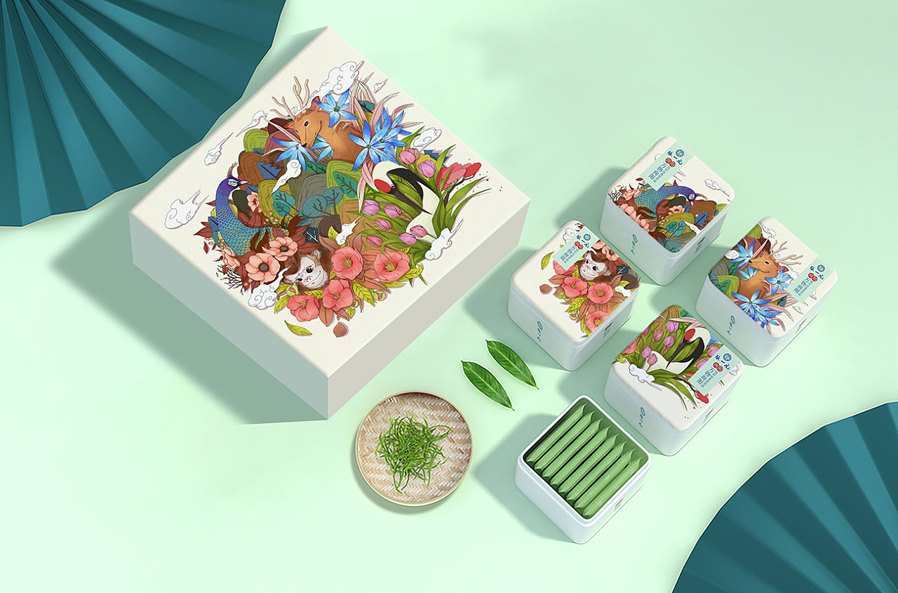 茶叶-插画包装设计