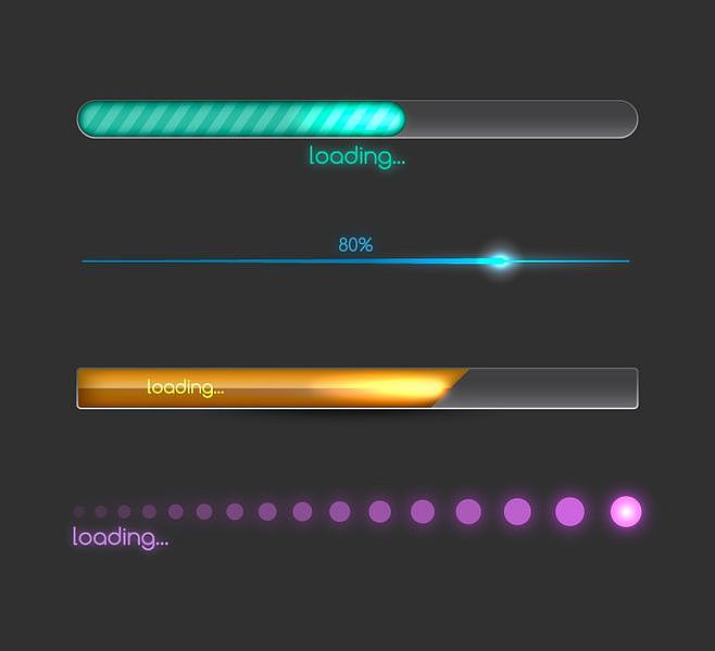 进度条|ui|动效设计|abby_nothing - 原创作品 - 站酷