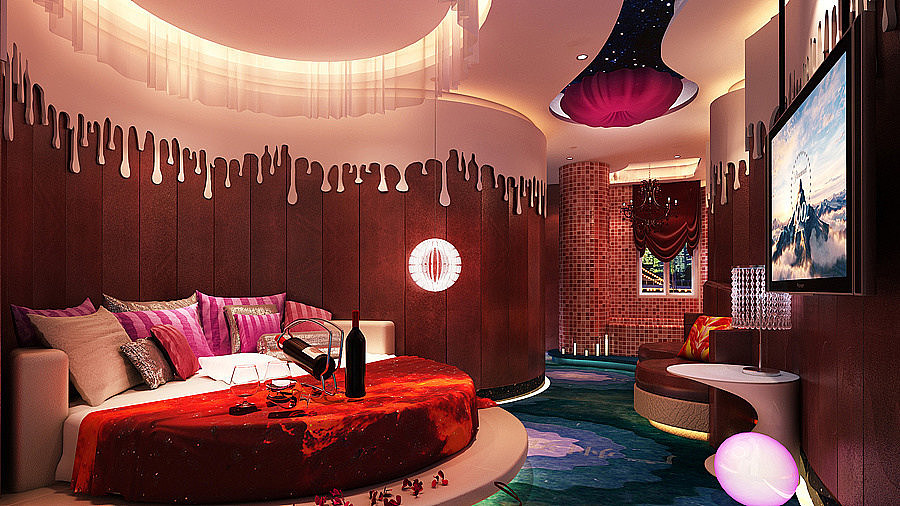 拉萨酒店设计公司-爱情海主题酒店-拉萨主题酒店设计|空间|家装设计