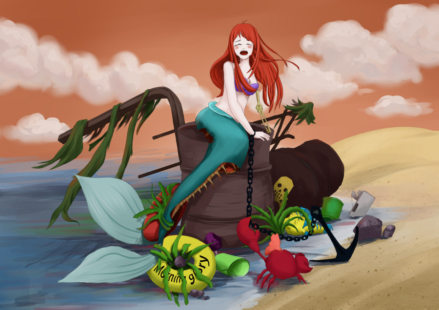 大学毕业设计 迪斯尼公主的现实问题 插画类|商