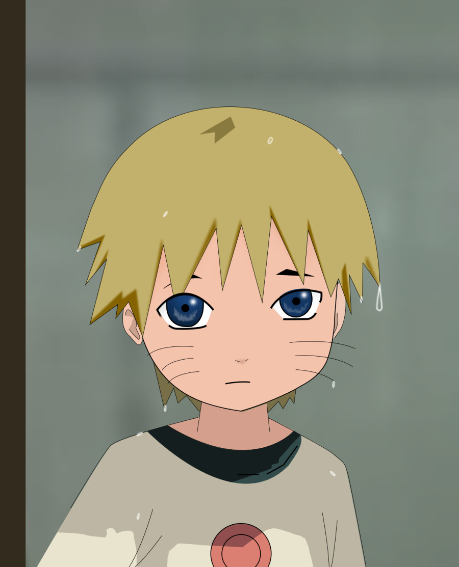 鸣人小时候|单幅漫画|动漫|车港敏 - 原创设计作品 - 站酷 (ZCOOL)