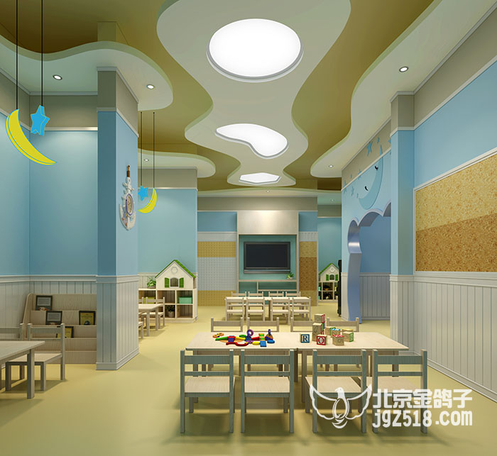 北京专业幼儿园装修设计案例|室内设计|空间\/建