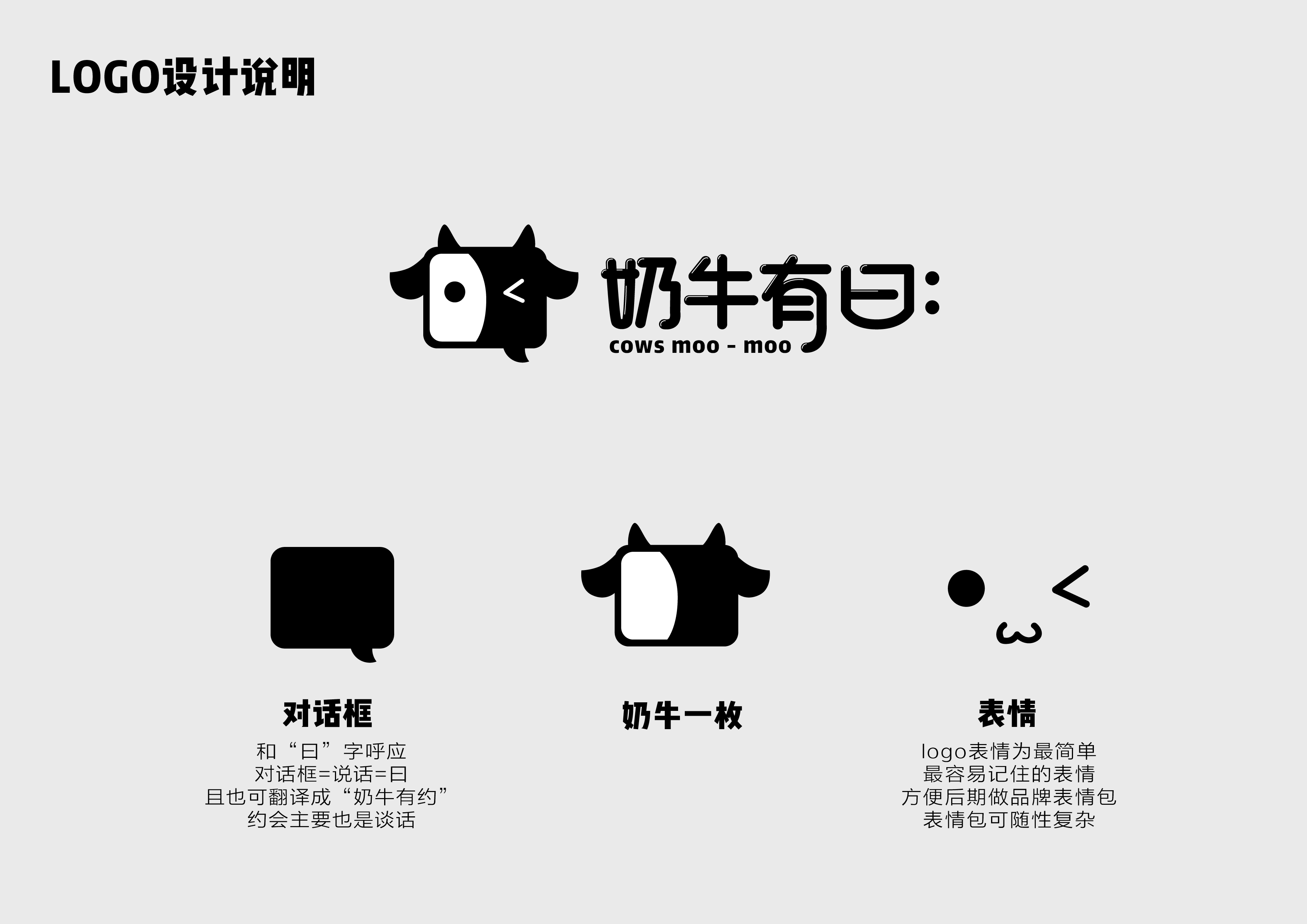 奶牛有曰酸奶店;logo;海报;图形;插画.