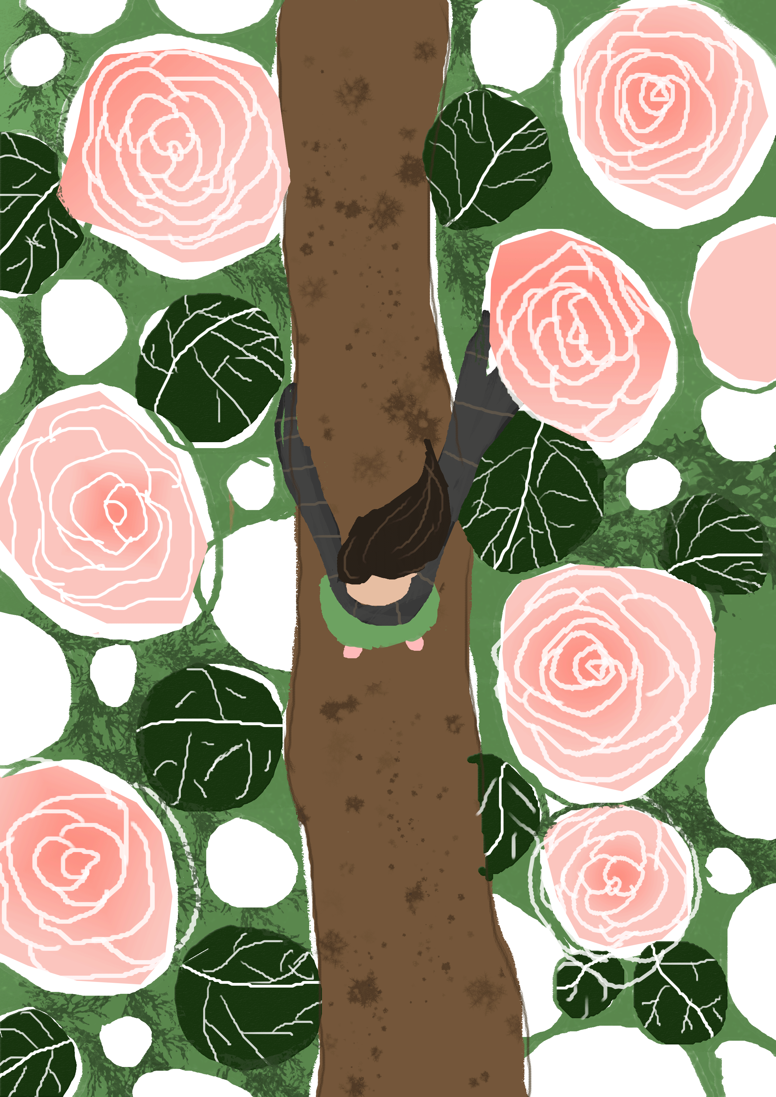 少女内心纯粹的美好--花海