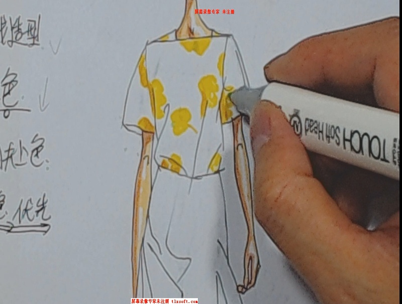 服装设计手稿绘制,入门学习步骤分解|服装|教程