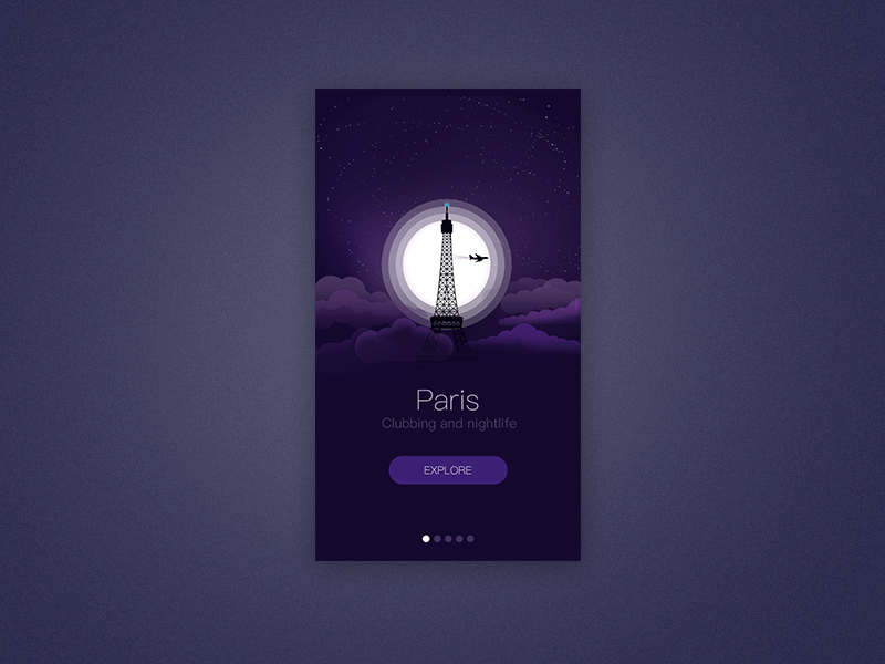 ae引导页简单切换-练习作品|ui|app界面|qing_卿 -  -