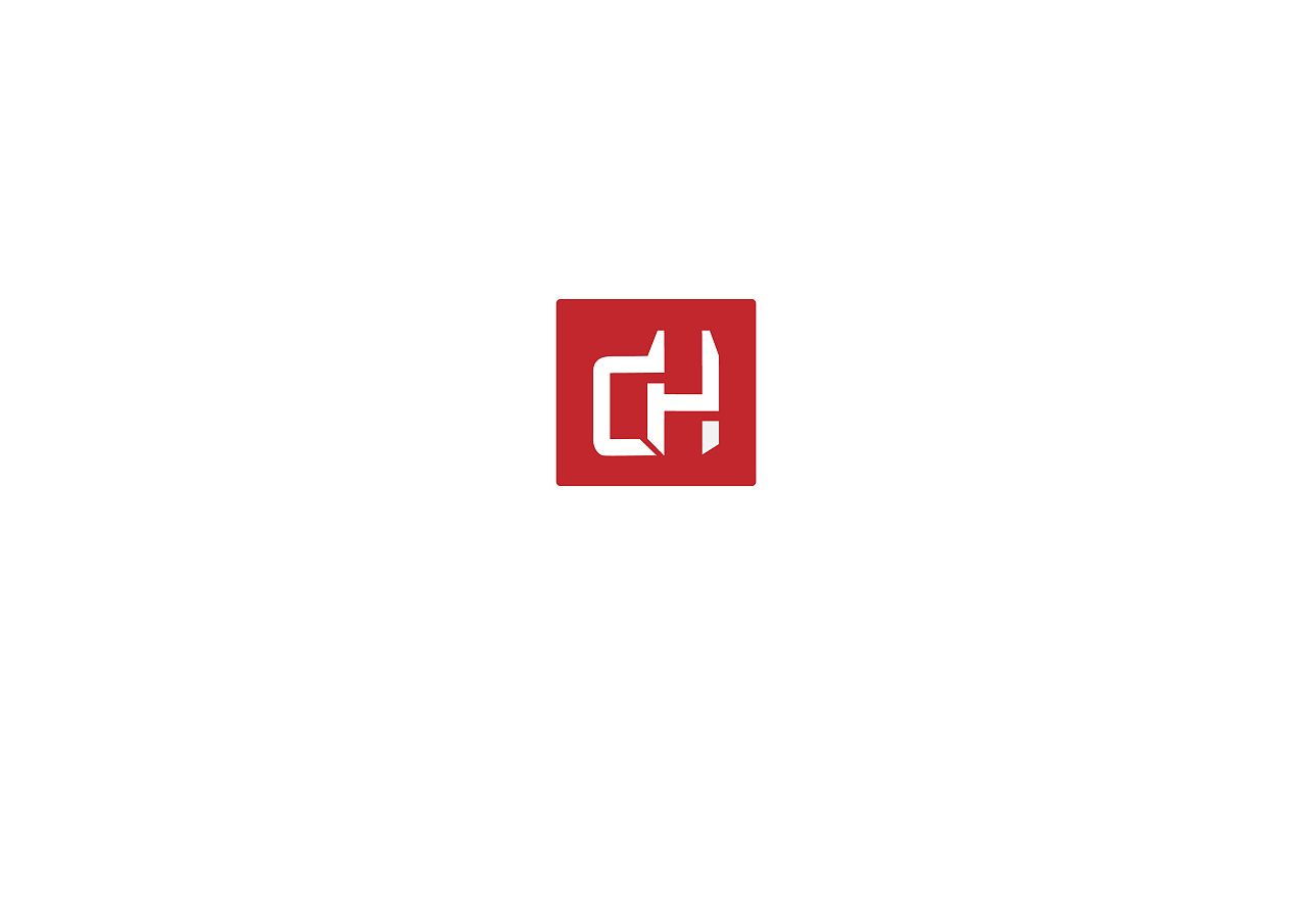 dh 组合字母logo设计