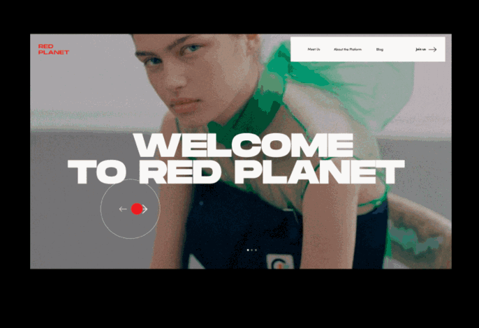 red planet pr agency homepage slider by zhenya rynzhuk for s