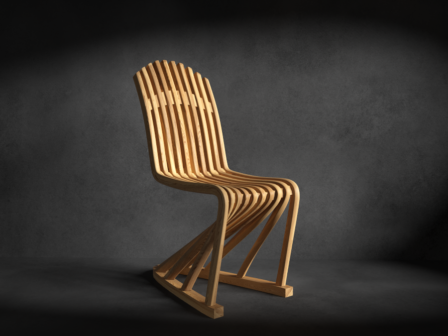 初冬午后阳光-原创单体现代椅子|室内设计|空间/建筑|初冬午后阳光