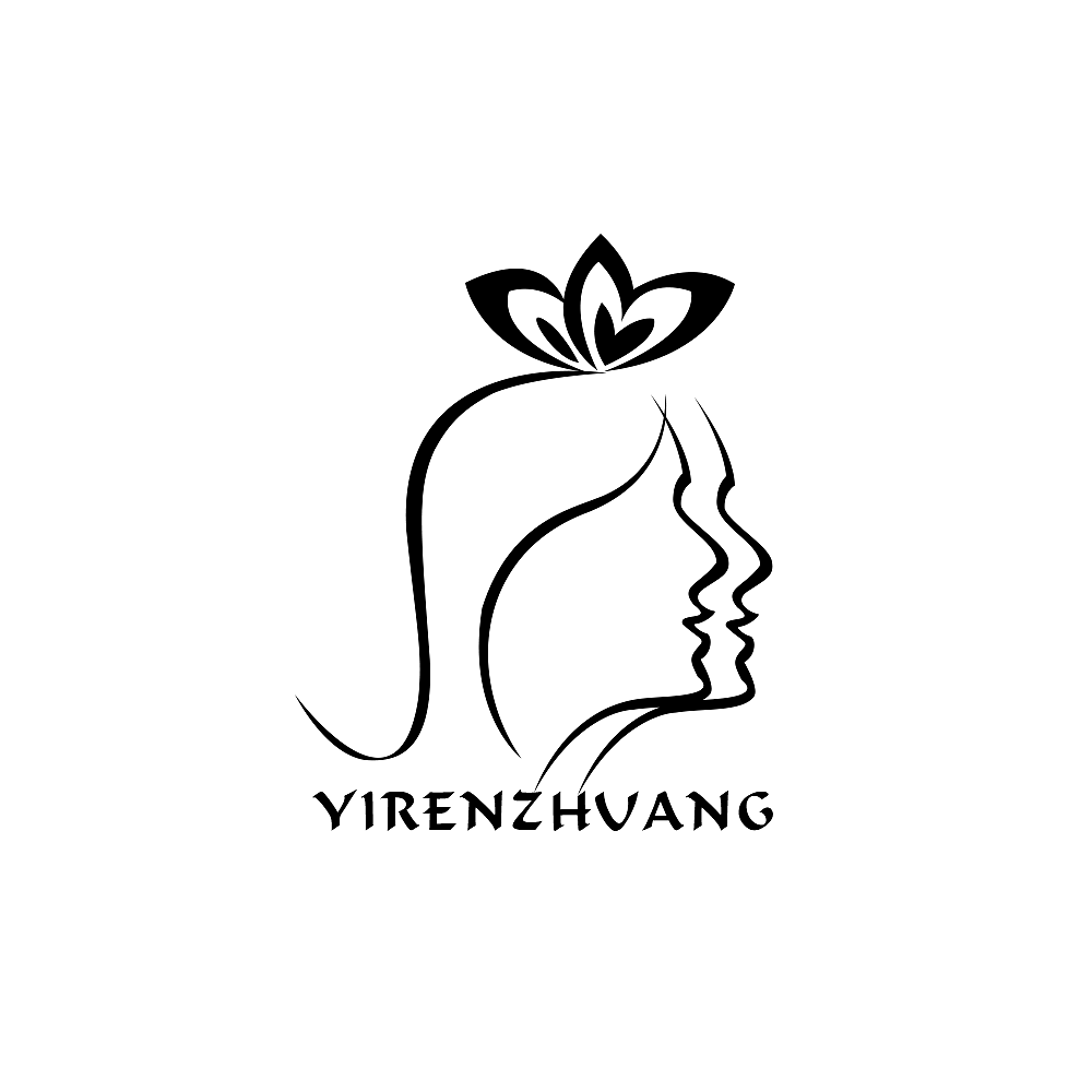 此作品为朋友化妆品店logo设计,logo以女性