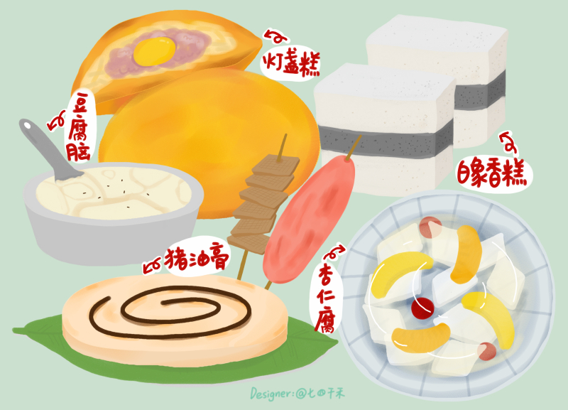 温州美食:白象香糕·灯盏糕·陈翁记豆腐脑