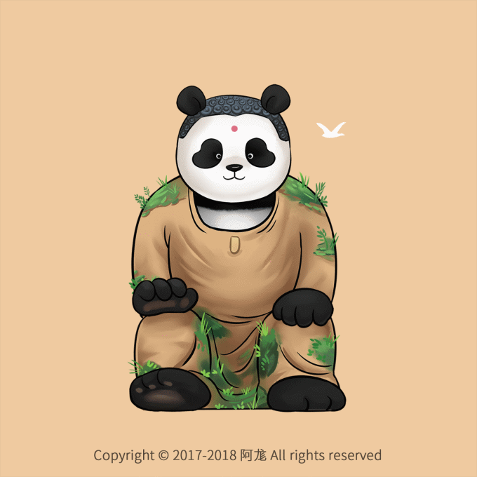 【gif合集16】滚滚中外塑像系列|插画|其他插画|阿尨