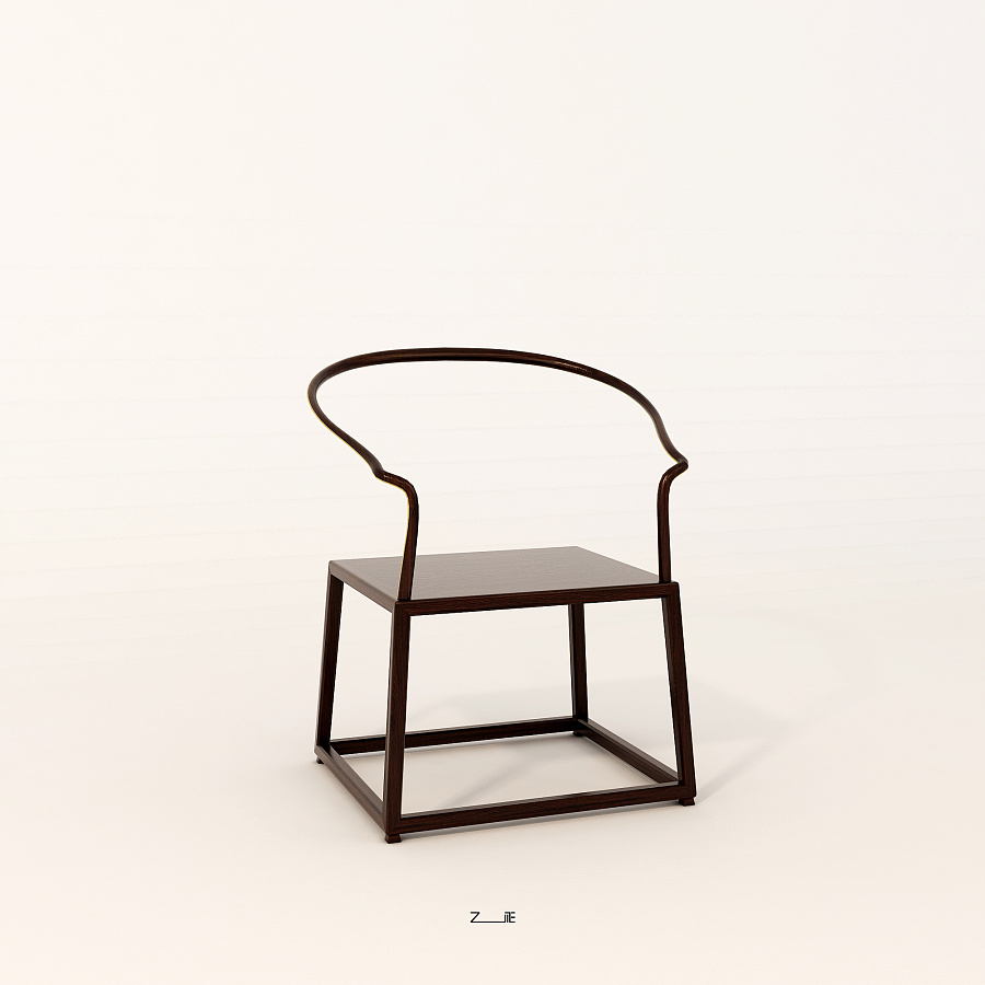 方圆椅(新中式休闲椅)改版 |家具|工业\/产品|z_ji