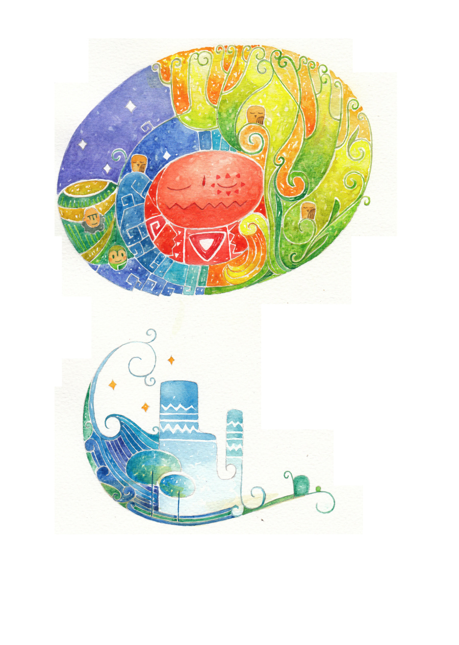 红鬼的角-上色|儿童插画|插画|JKLLIN - 原创设