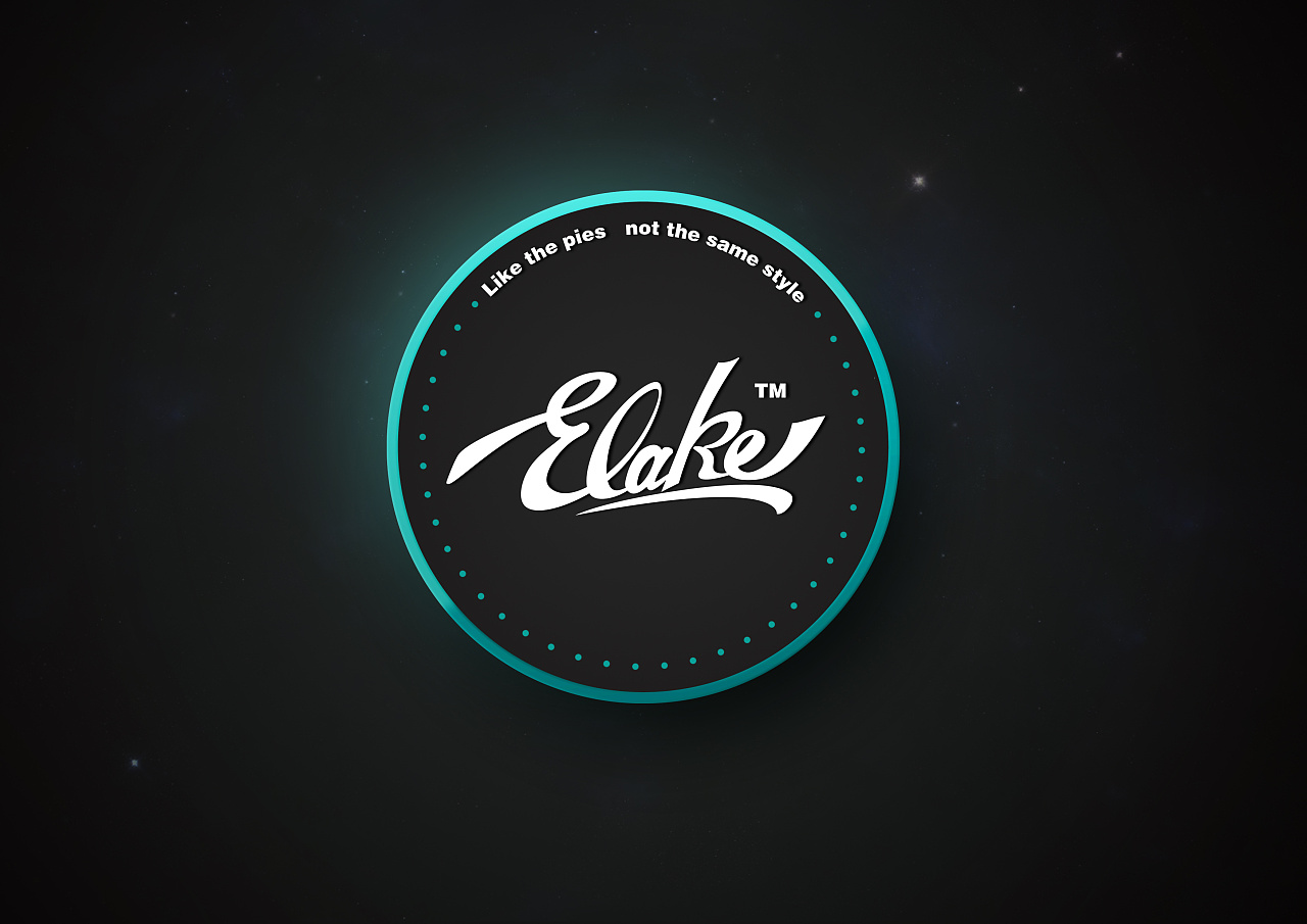 elake服装品牌logo设计|平面|标志|袋鼠肚子有熊
