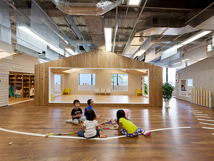 湘南CX幼儿园--成都幼儿园装修设计|成都早教