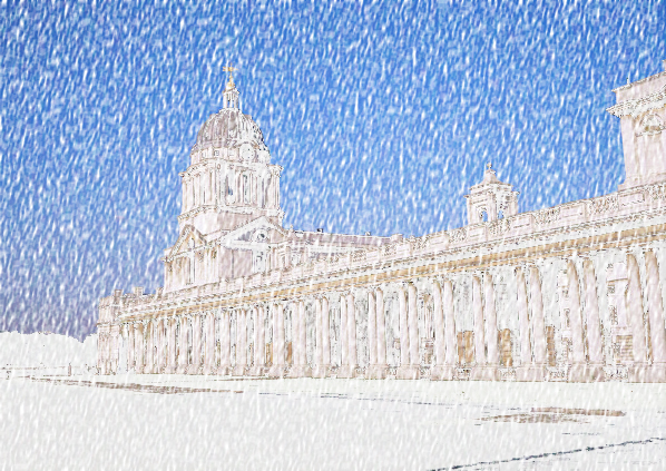 雪中城堡 原创作品